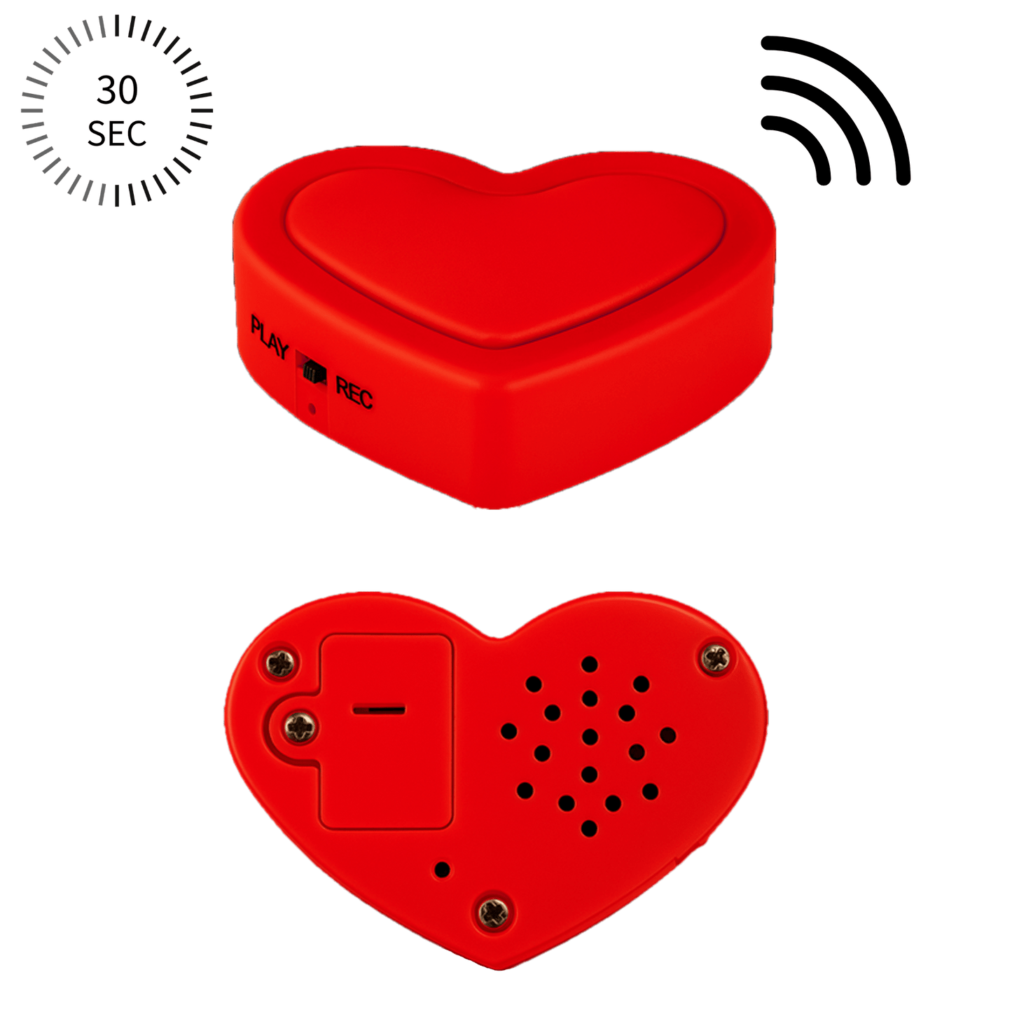 Knuffelbeer Love Roze - Met voicerecorder