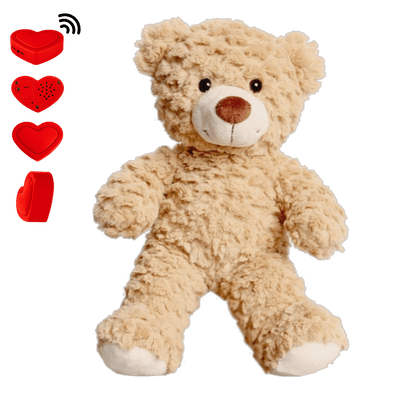 Bruine Knuffelbeer met Stemopname – Teddybeer met Geluidsopname | The Hugify