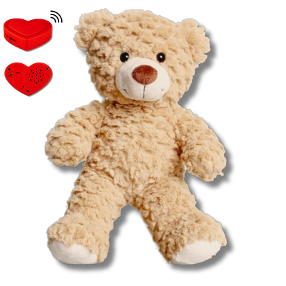 Brown Teddy Bear with Voice Recording – Personalised Stuffed Animal