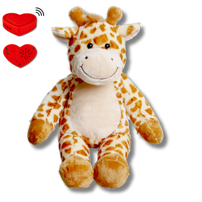 Plush Giraffe with Voice Recording – Personalised Stuffed Animal